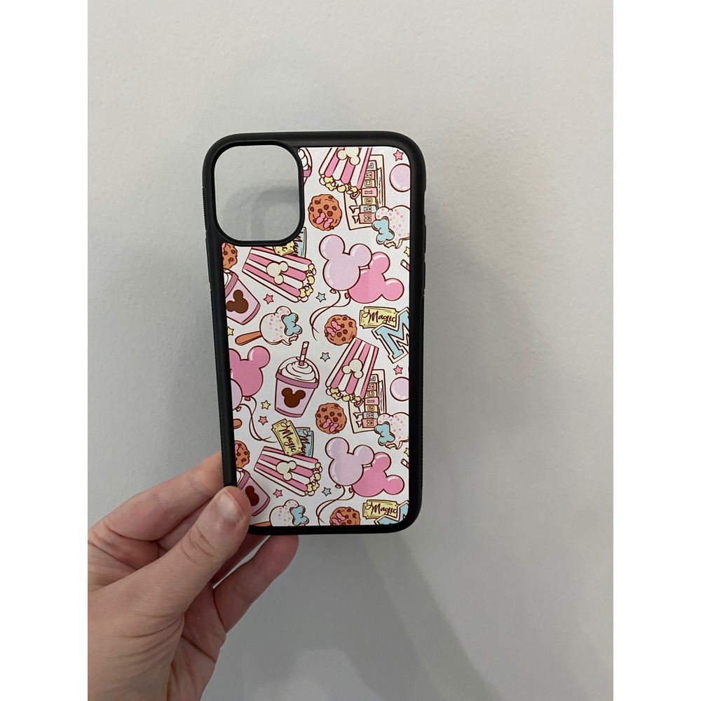 iPhone 11 Case Unisex One Size Pink Disney Parks Snacks Pattern‎ Mickey Balloons